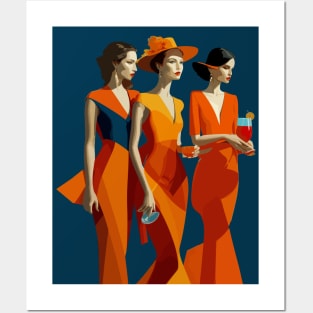 Three art deco women Posters and Art